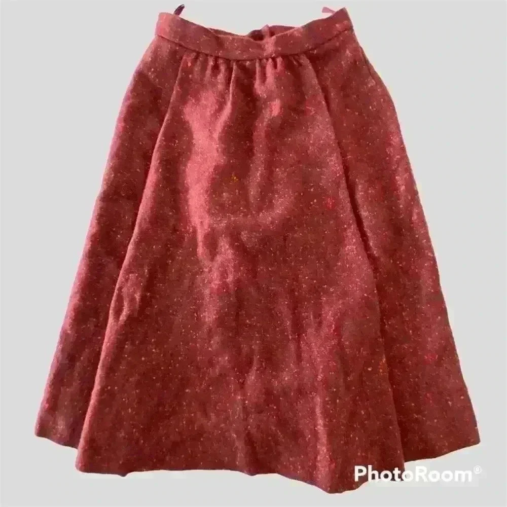 BALENCIAGA Vintage Wool/Mohair Skirt Size 42 - Picture 2 of 11
